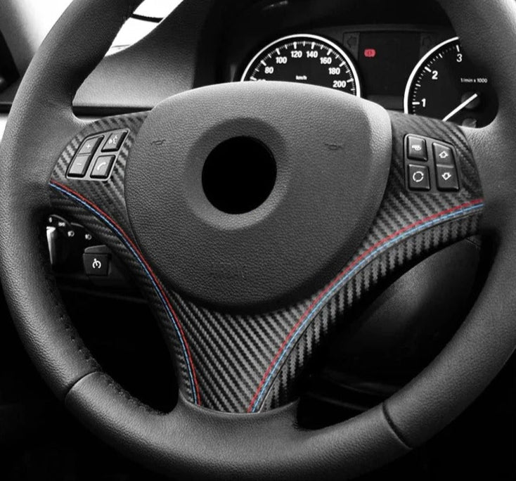 E9X Carbon Steering Wheel Trim