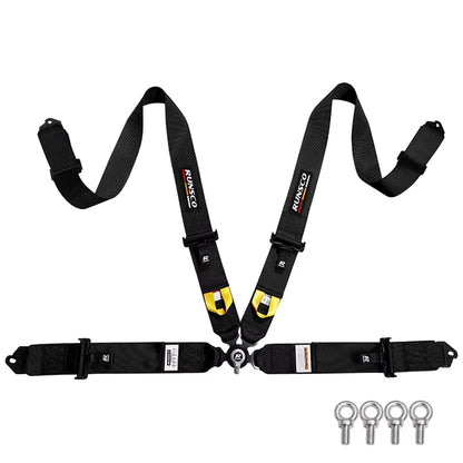 Universal 4-Point Racing Harness – 3" Camlock Quick Release