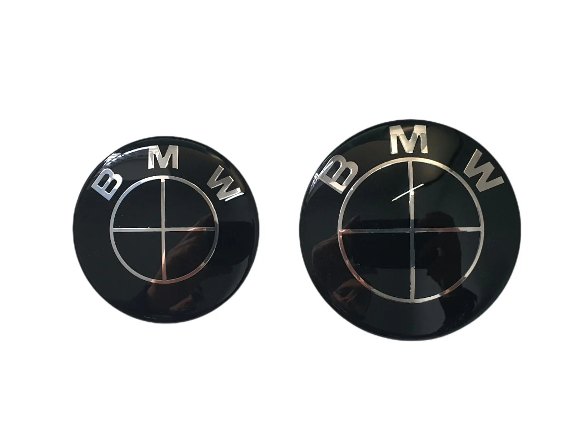 BMW Black Badge Emblem Front & Back