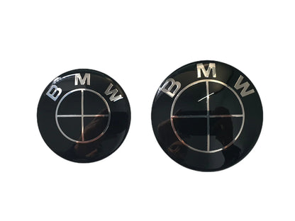 BMW Black Badge Emblem Front & Back