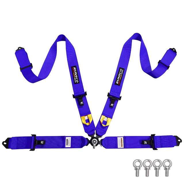 Universal 4-Point Racing Harness – 3" Camlock Quick Release